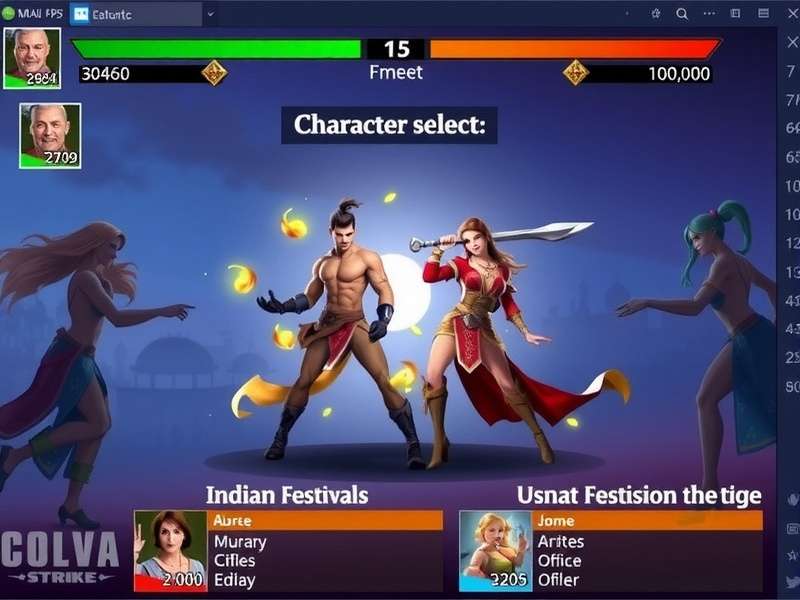 Colva Champion Strike character selection screen