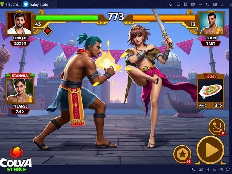 Colva Champion Strike gameplay screenshot showing character combat